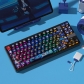 Persona 3 Yuuki Makoto 104+18 Clear PC+PBT Dye-subbed Pudding Jelly Keycaps Set OEM Profile Mechanical Keyboard